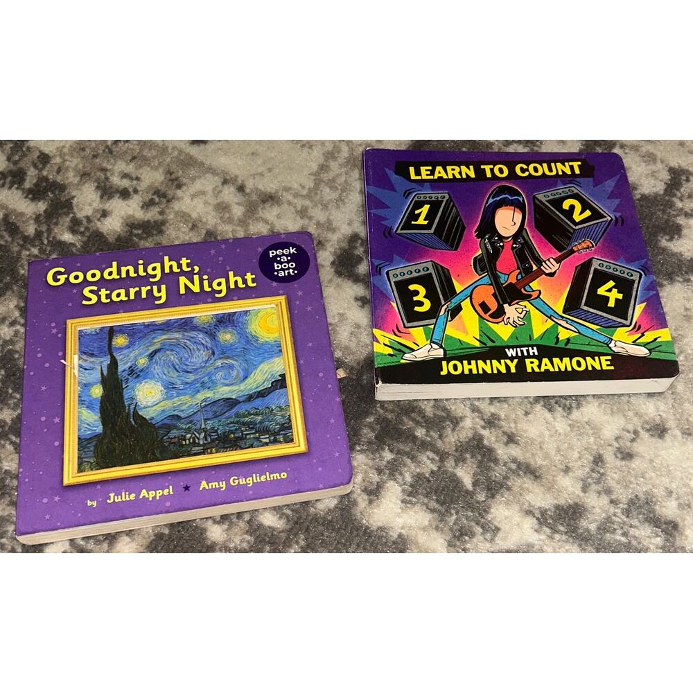 Scholastic  Books Goodnight, Starry Night & Learn to Count with Johnny Ramone